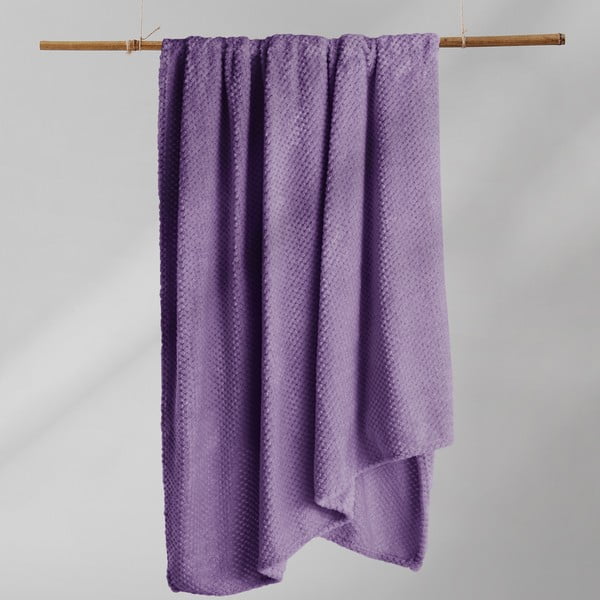 Fialová deka z mikrovlákna DecoKing Henry, 70 x 150 cm-image-4