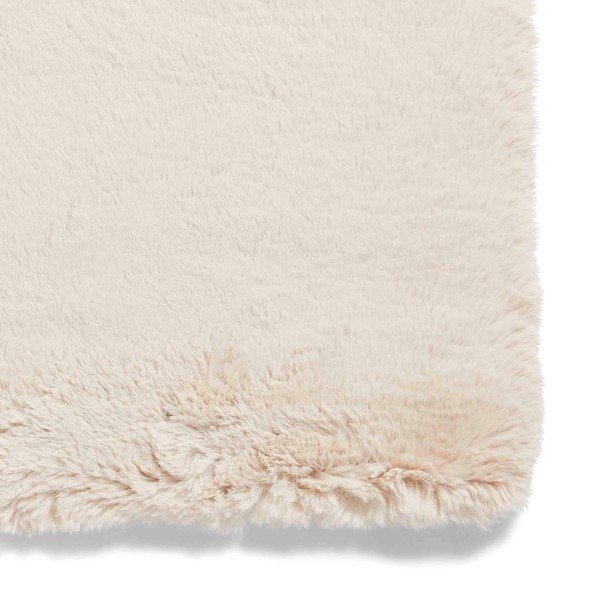 Krémovobiely koberec 80x150 cm Super Teddy – Think Rugs-image-4