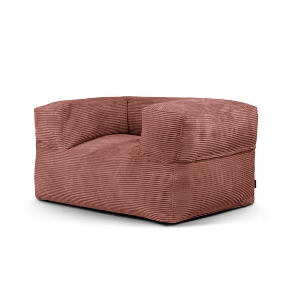 Menčestrový sedací vak v tehlovej farbe MooG – SLOWDOWN