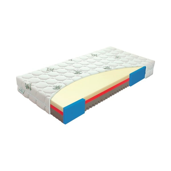 Stredne tvrdý penový matrac 90x200 cm Comfort Senior – Materasso-image-1