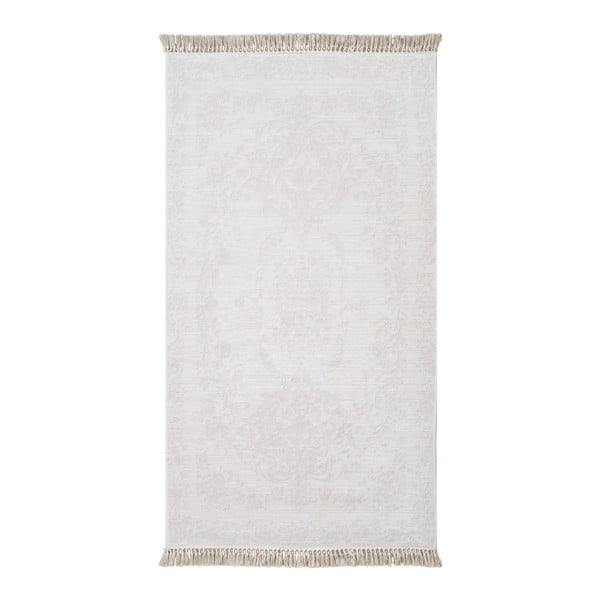 Krémovobiely koberec Vitaus Hali Gobekli, 50 × 80 cm