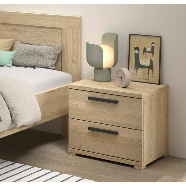 Detský nočný stolík v prírodnej farbe Sam – Vipack-image-1