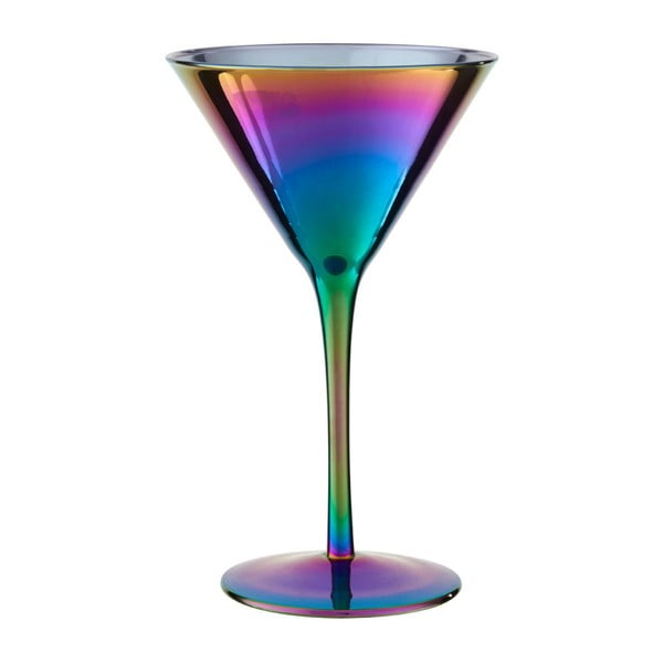 Sada 2 pohárov na cinzano s dúhovým efektom Premier Housowares Rainbow, 345 ml