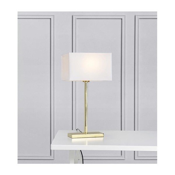 Lampa na stôl v bielo-zlatej farbe Markslöjd Savoy-image-1