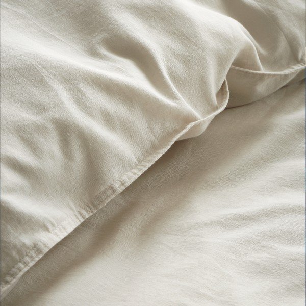Krémovobiele obliečky na dvojlôžko/predĺžené 230x220 cm Relaxed – Content by Terence Conran-image-2