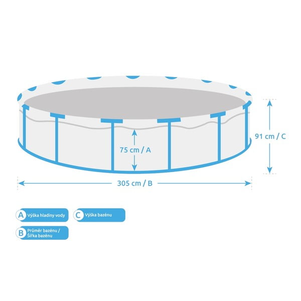 Bazén s pevnou konštrukciou ø 305 cm hĺbka 91 cm Florida – Marimex-image-3