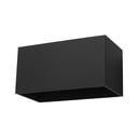 Čierne nástenné svietidlo Sollux Geo Maxi