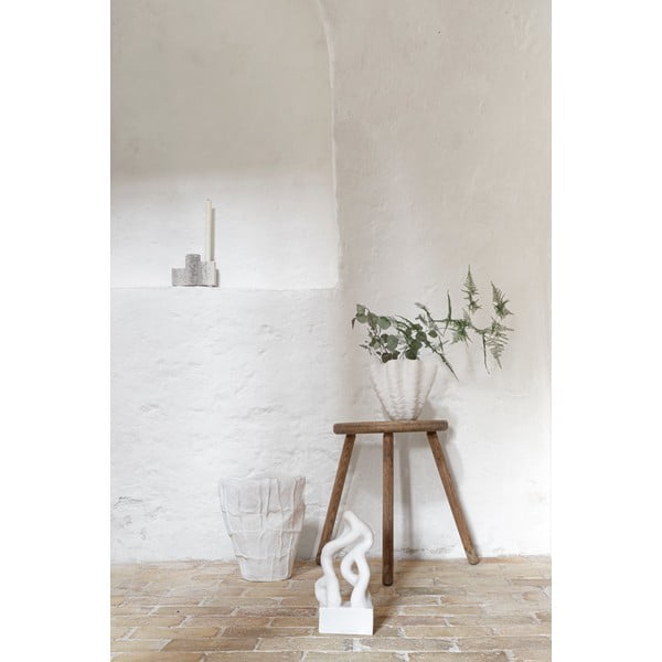 Biela váza z polyresínu (výška 22 cm) Shell – Mette Ditmer Denmark-image-3