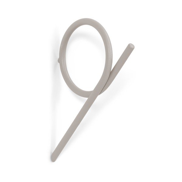 Taupe nástenný oceľový háčik Tuba M – Spinder Design