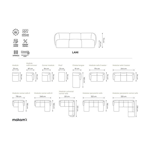 Zelená ženilková podnožka Lani – Makamii-image-4