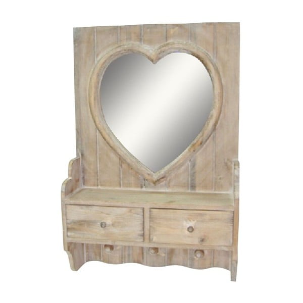 Zrkadlo so zásuvkami Antic Line Heart