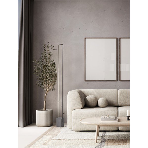 Čierna LED stojacia lampa (výška  161 cm) Lithos – Nova Luce-image-1