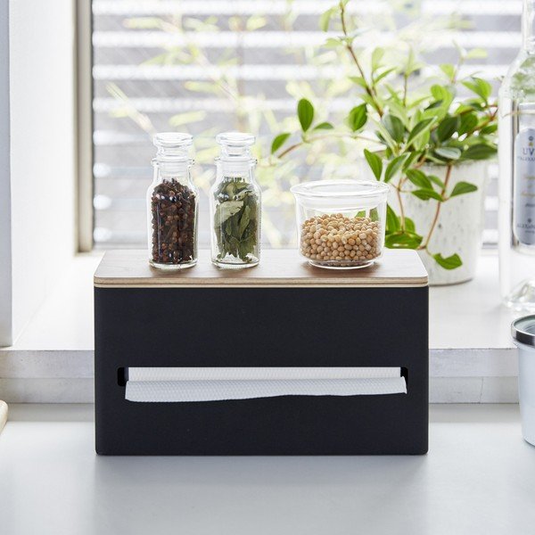 Kovový box na vreckovky Rin – YAMAZAKI-image-3