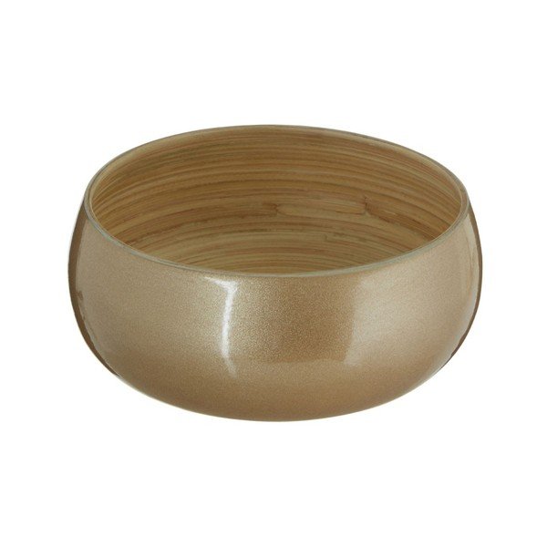 Bambusová miska v zlatej farbe Premier Housowares, ⌀ 20 cm-image-1