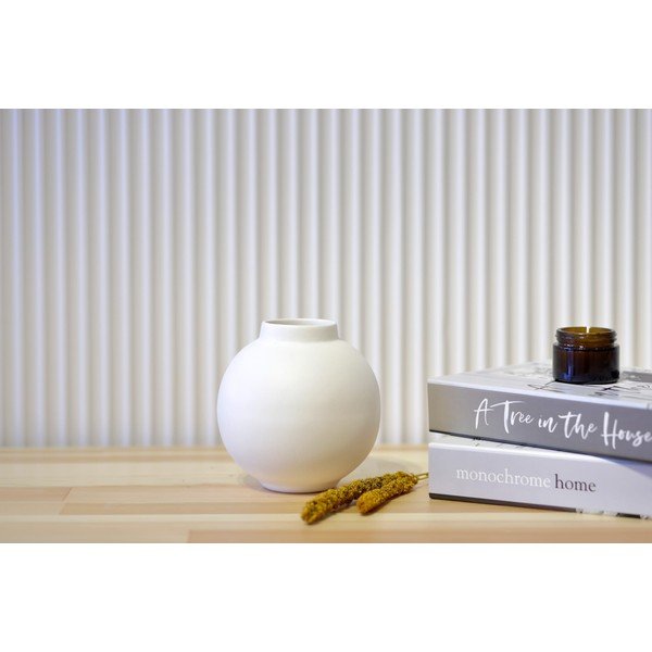 Biela keramická váza Rulina Topik-image-1