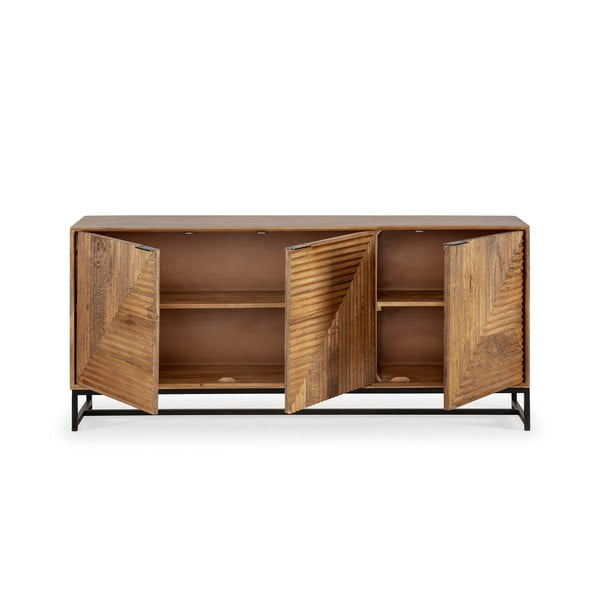 Komoda z mangového dreva v prírodnej farbe 170x79x40 cm Nereida – MOME-image-3