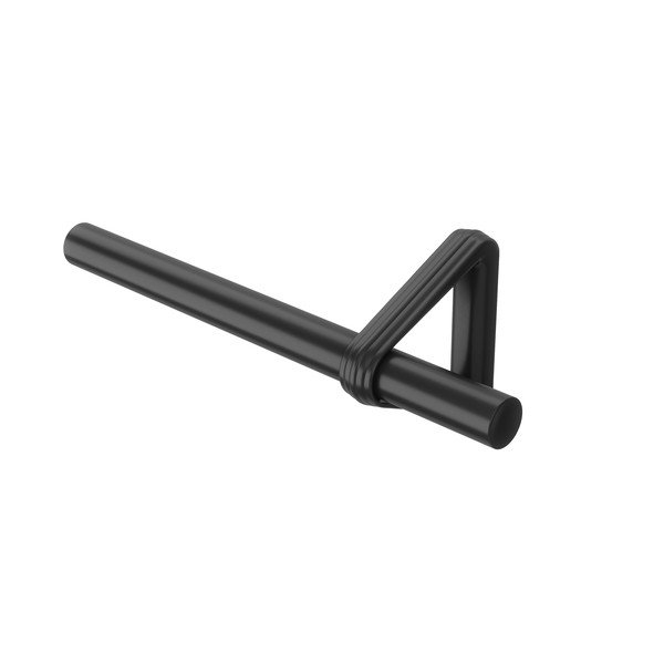 Matne čierna oceľová roztiahnuteľná garniža 107 - 305 cm Trinity – Umbra