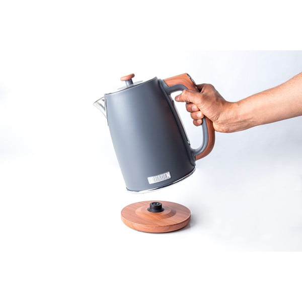 Tmavosivá rýchlovarná kanvica 1,7 l Dorchester – Haden-image-4