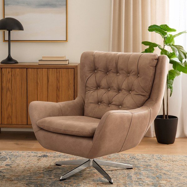 Hnedé kreslo Harold – Premier Housewares-image-3