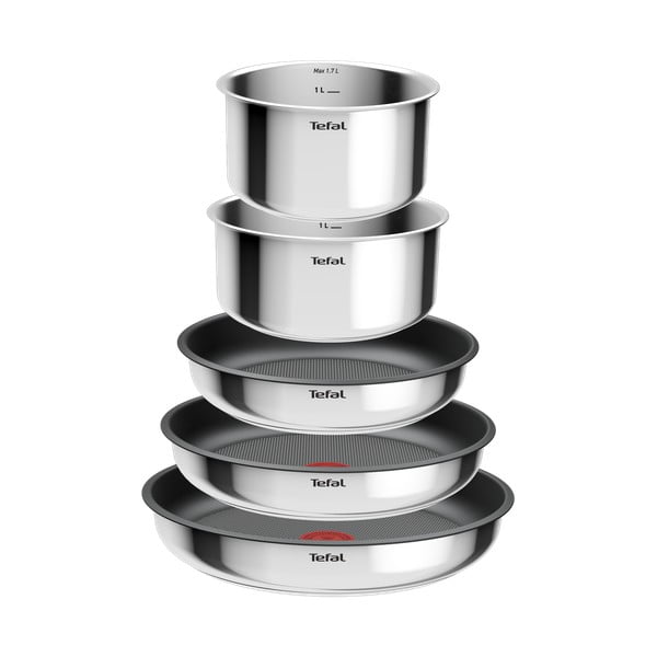 Hliníková súprava riadu 6 ks INGENIO Cook Eat L881S604 – Tefal-image-2