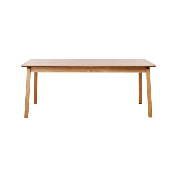 Rozkladací jedálenský stôl s doskou v dubovom dekore 95x190 cm Bari – Unique Furniture