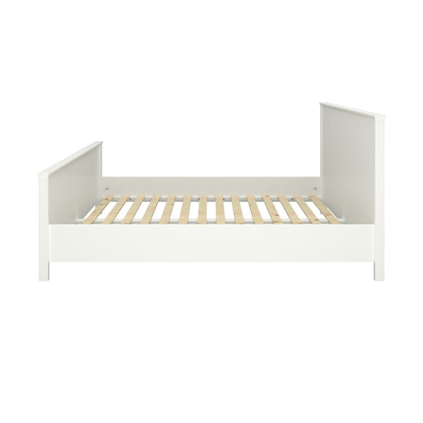 Biela dvojlôžková posteľ 180x200 cm Tromsö - Tvilum-image-2