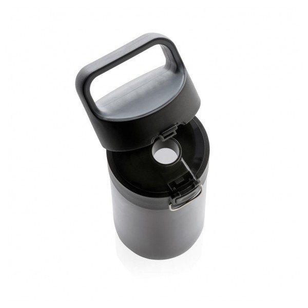 Čierna uzatvárateľná fľaša na vodu XD Exclusive, 450 ml-image-3