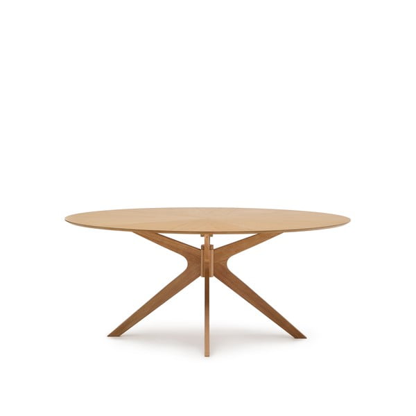 Jedálenský stôl s doskou v dubovom dekore 110x180 cm Naanim – Kave Home