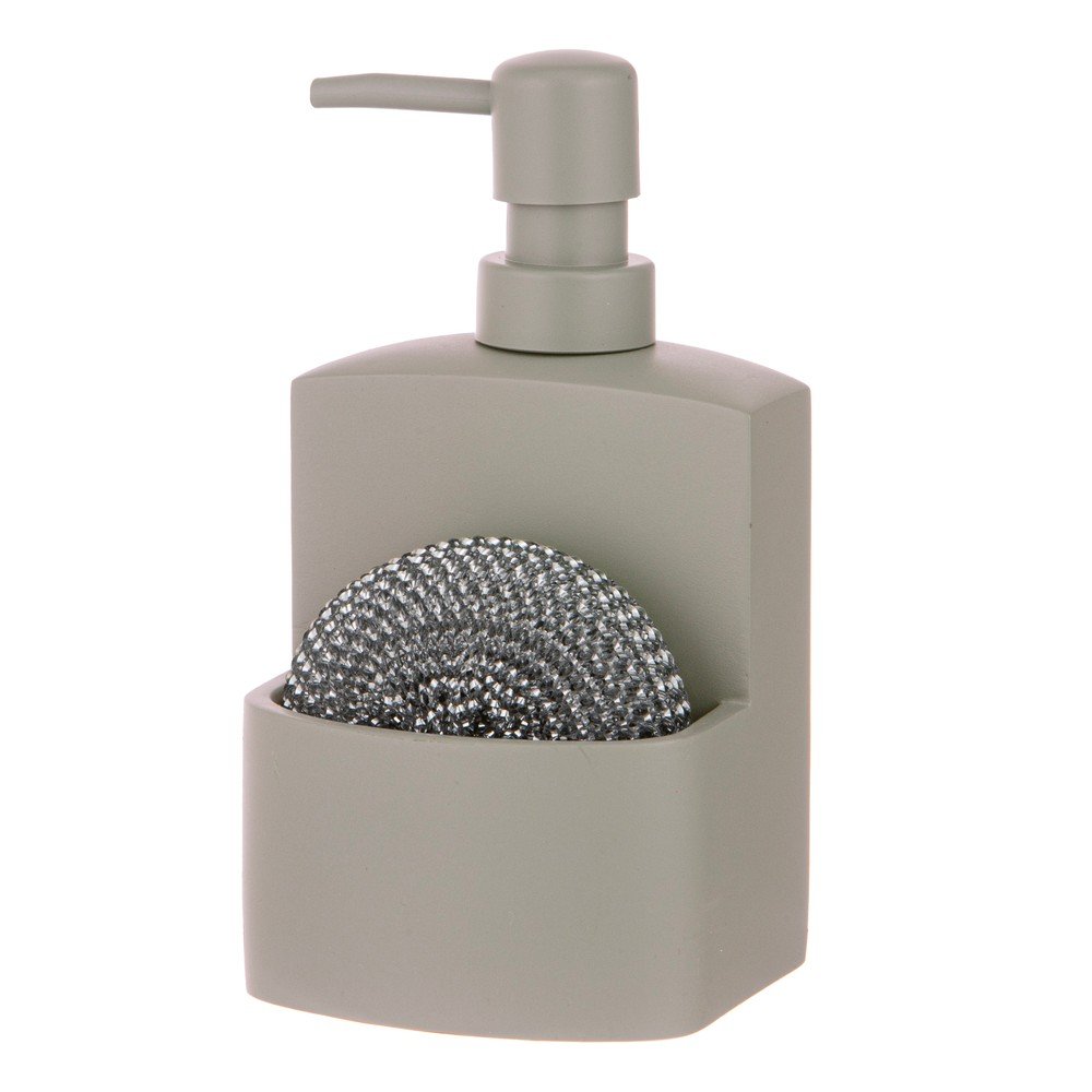 E-shop Sivý dávkovač mydla z polyresínu 250 ml Essentials – Ladelle