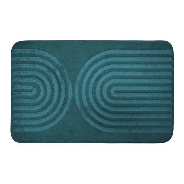 Kúpeľňová predložka v petrolejovej farbe 45x75 cm Allure – douceur d'intérieur