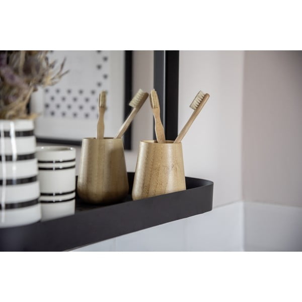 Bambusový téglik na zubné kefky v prírodnej farbe Maru - Wenko-image-4