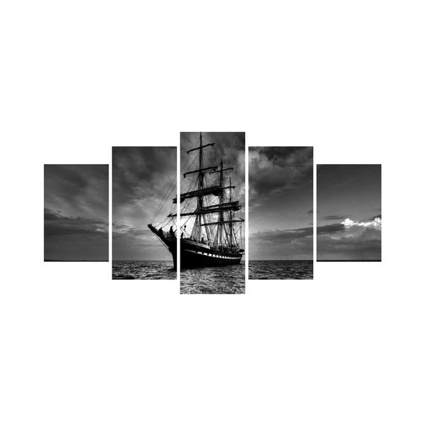 Viacdielny obraz Black&White no. 34, 100 × 50 cm