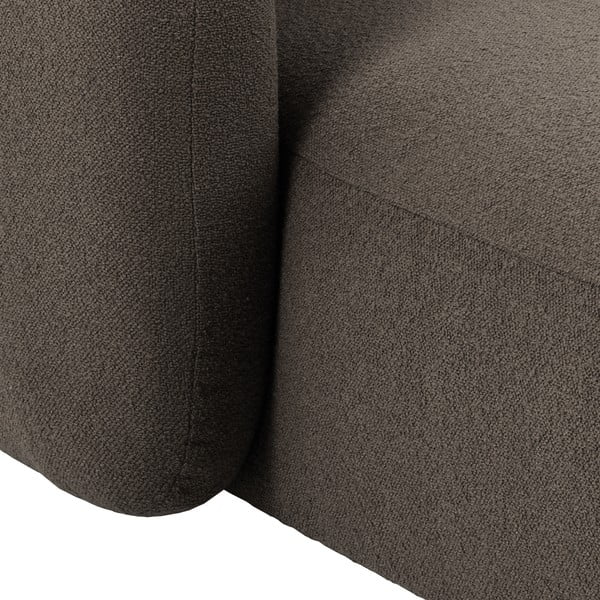 Sivohnedá rohová pohovka z textílie buklé (pravý roh) Imola – Bonami Selection-image-4