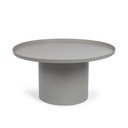 Kovový okrúhly odkladací stolík ø 72 cm Fleksa – Kave Home