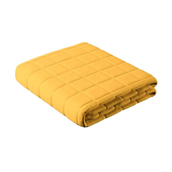 Prešívaná detská posteľná prikrývka 160x100 cm Happiness - Yellow Tipi