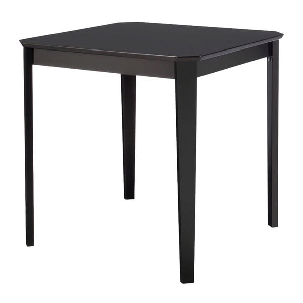 Čierny jedálenský stôl 13Casa Kaos, 75 x 75 cm
