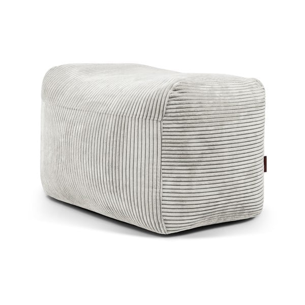 Krémový menčestrový sedací vak Plus 70 Lounge – SLOWDOWN