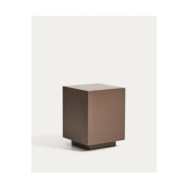 Betónový záhradný stolík 35x35 cm Rustella – Kave Home-image-4