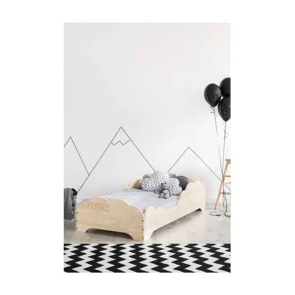 Detská posteľ z borovicového dreva Adeko BOX 9, 90 × 200 cm-image-2