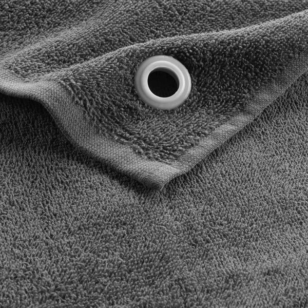 Antracitový froté bavlnený uterák 50x50 cm Cuistot – douceur d'intérieur-image-2