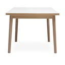 Rozkladací jedálenský stôl s bielou doskou Hammel Single, 90 x 90 cm