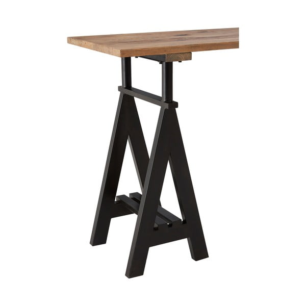 Konzolový stolík s doskou z borovicového dreva v prírodnej farbe 45x130 cm Hampstead – Premier Housewares-image-3