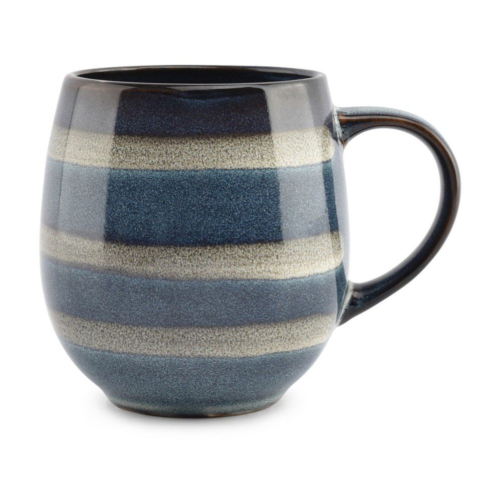 Modrý kameninový hrnček 430 ml Muggies – Salt&Pepper
