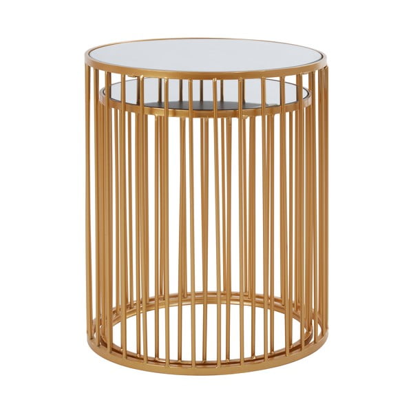 Okrúhle odkladacie stolíky so sklenenou doskou v súprave 2 ks Avantis – Premier Housewares-image-2