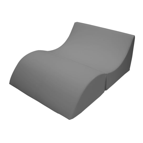 Sivé variabilné ležadlo/stolík 13Casa Cleo