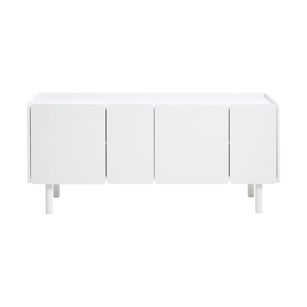 Biela komoda 160x70x45 cm Bera – Unique Furniture