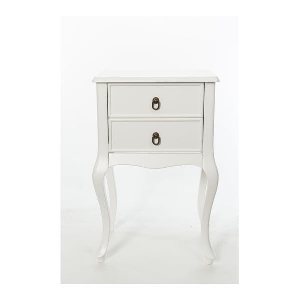 Odkladací stolík Bianco Vintage, 46x33x70 cm