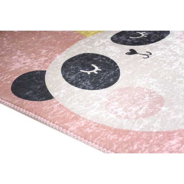 Svetloružový prateľný detský koberec 160x230 cm Royalty Mascot – Vitaus-image-2