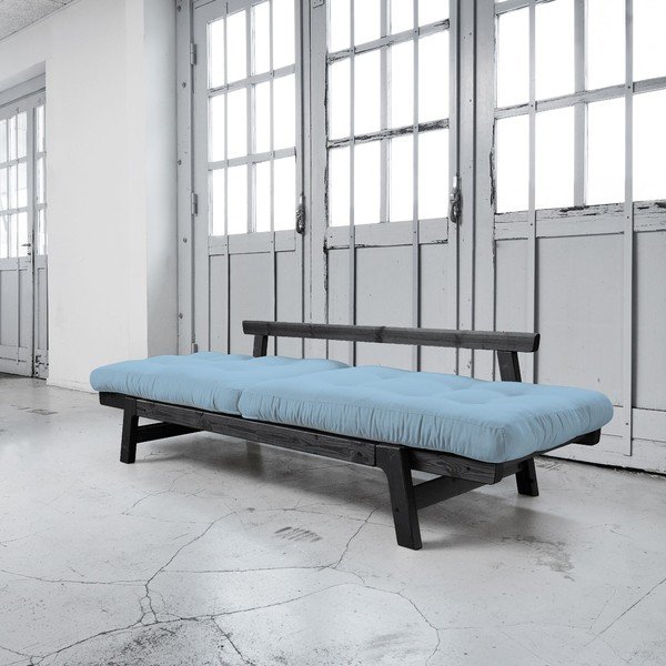 Rozkladacia pohovka Karup Step Black/Celeste-image-3