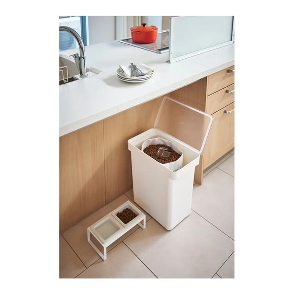 Súprava misky a boxu na granule pre domáceho maznáčika Tower – YAMAZAKI-image-1